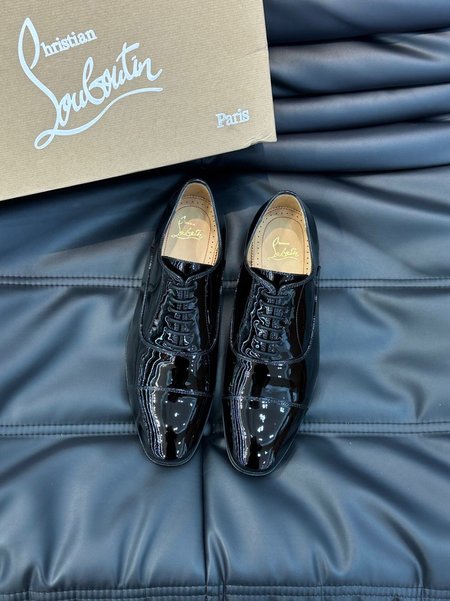Christian Louboutin Men’s Leather Shoes With Box New