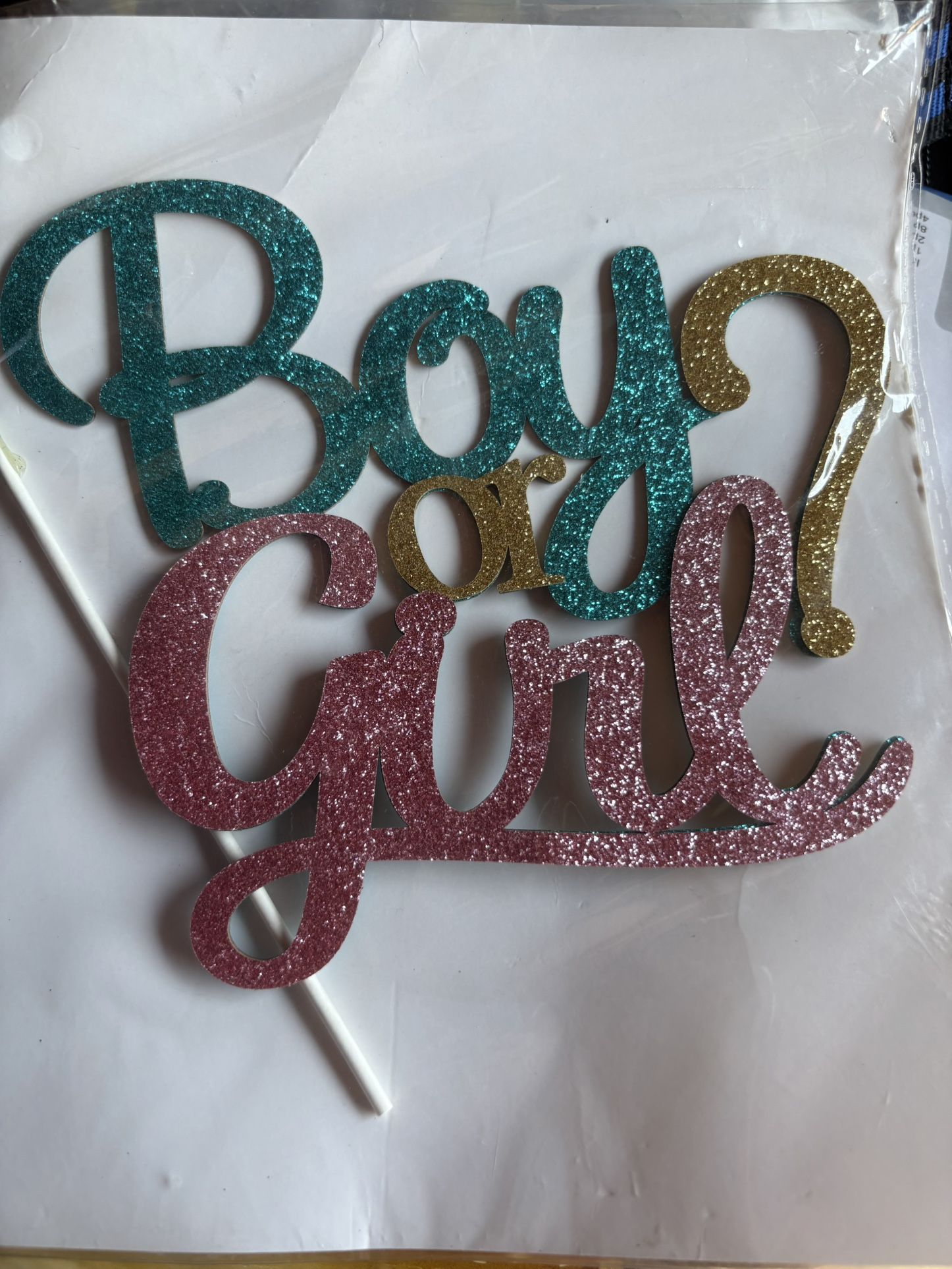 Boy  Or Girl Cake Top