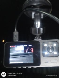 Automotive Dashcam with the Windshield Mount & 32 Gig SD Card