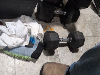 Dumbells Rubber Made