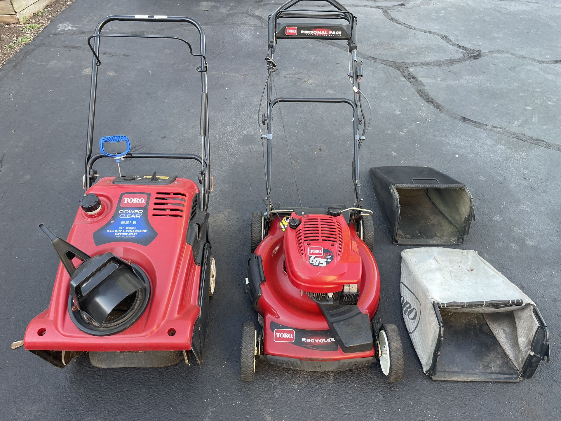 Toro Lawn Mower & Toro Snow Blower (For Parts Or Repair Fix)