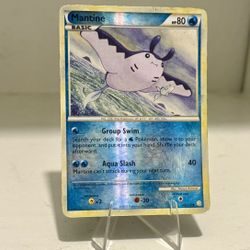 2010 Holo Mantine Pokemon Card