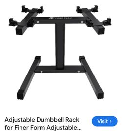 Adjustable Dumbbell Rack for Finer Form Adjustable...