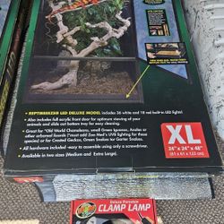 Brand New Zoo Med XL LED Reptibreeze Cage