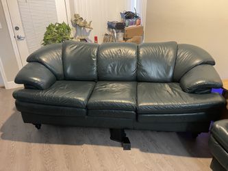 Green Sofa And Loveseat