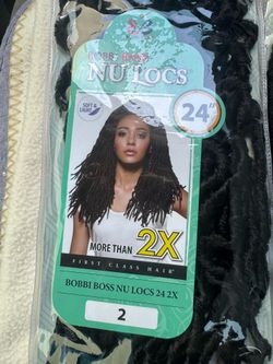 Cuban Twist Braid 18” & Bobbi Boss Nu Locs 24”