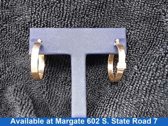 Bangle Earrings - Yellow Gold 14k (.585) 2.2 grams