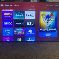 55" TCL 4K ROKU DOLBY VISION, Brand New