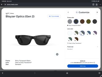 Meta AI 2 generation optic
