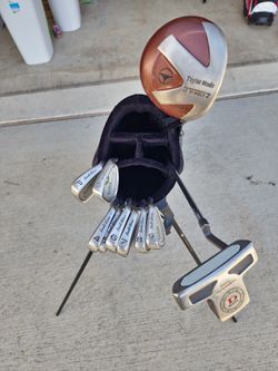 Complete Beginner Golf Set - TaylorMade Driver, Stand Bag, Ready to Play