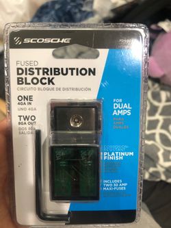Distribution block
