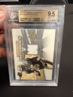 Reggie bush rookie winning materials Beckett 9.5