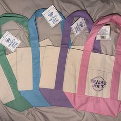 Trader Joe’s Mini Pastel Tote Bags