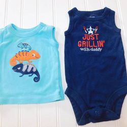 Baby Boys size Newborn Summer Tank Top Shirts