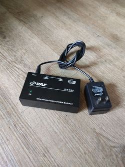 Pyle PS430 Mini Phantom Power Supply For Sale