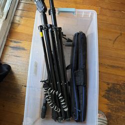 Camera Gear (stands, Tripod, Boom) 