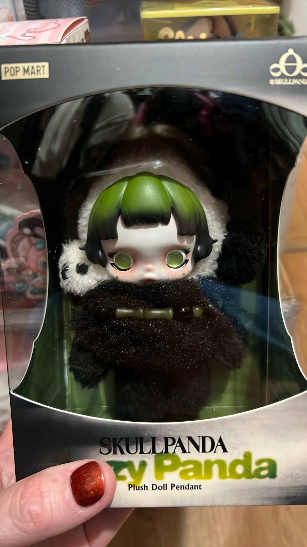 Popmart skull panda Lazy Panda