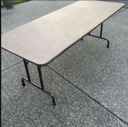 Folding tables heavy duty 8 ft commercial grade