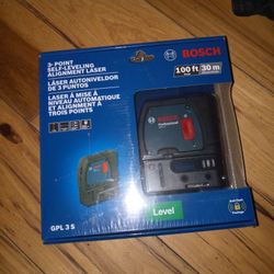 100 ft. Self Leveling 3 Point Laser with Mounting Strap and Belt Pouch by  Bosch