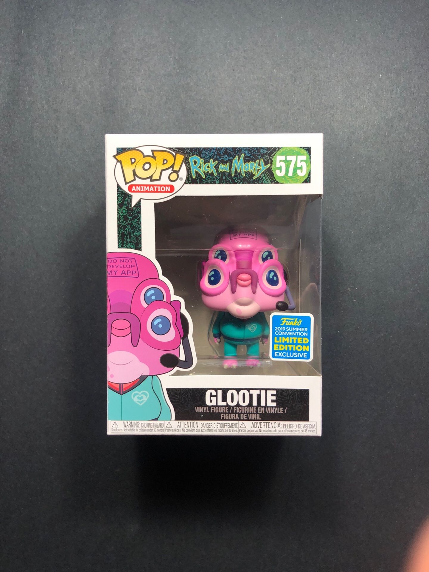 Glootie Funko POP SDCC Rick and Morty