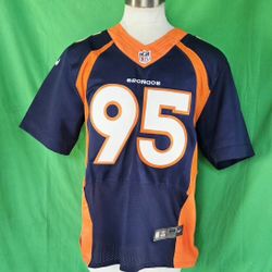 Nike Men's Derek Wolfe #95 Denver Broncos Jersev Size 48 NAVY