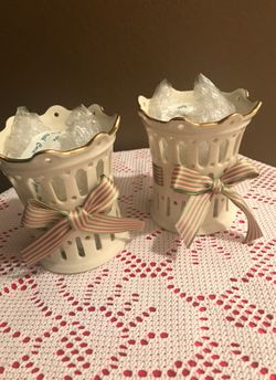 Lenox candle holders