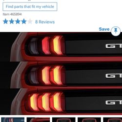 Mustang Euro Tail Lights