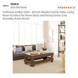 Wooden ODIKA coffee Table (119 On Amazon)