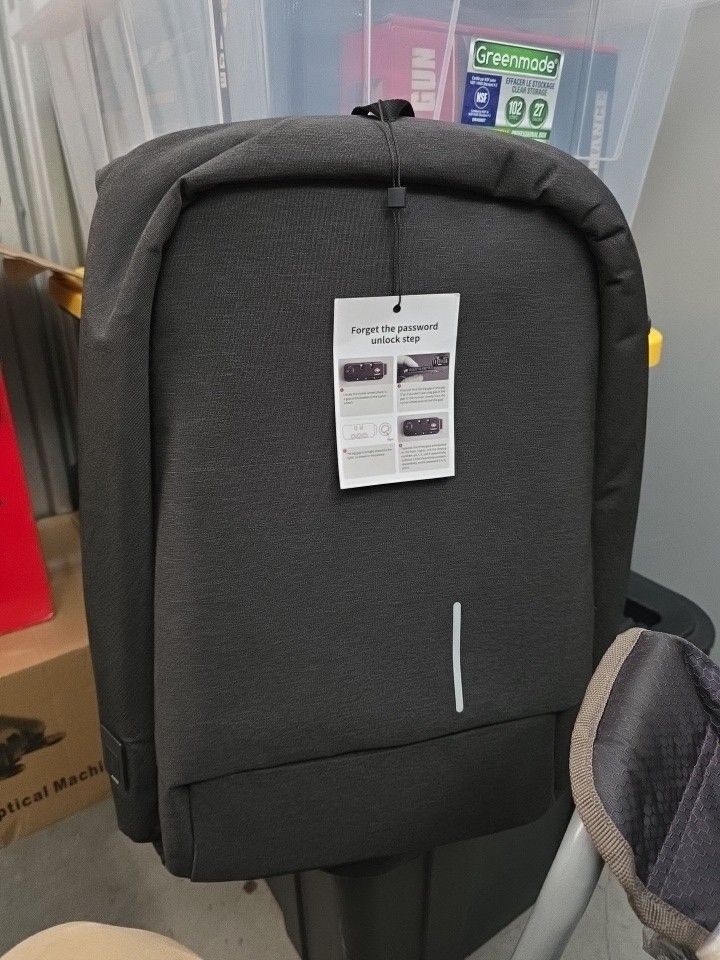 AT&T Essentials 17" Laptop Backpack - School/College Bag with USB Port, TSA Lock, Anti-Theft & Waterproof