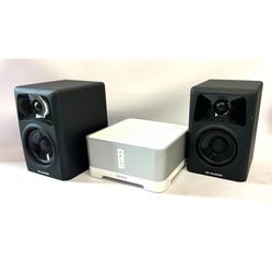 Sonos Connect: Amp Digital Music Streamer Gen 1  (S1 App) + M-Audio Speakers