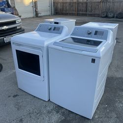 General Electric High Efficiency Washer And Electric Dryer 220 Volt 