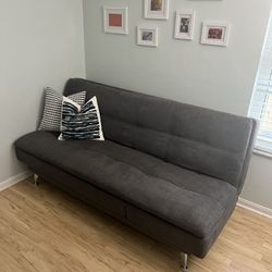 NEEDS TO GO ASAP! Costco Futon Relax Lounger Concerts To Full Size Bed
