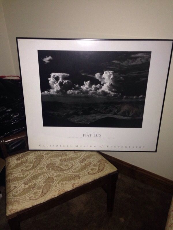 Ansel Adams photo framed
