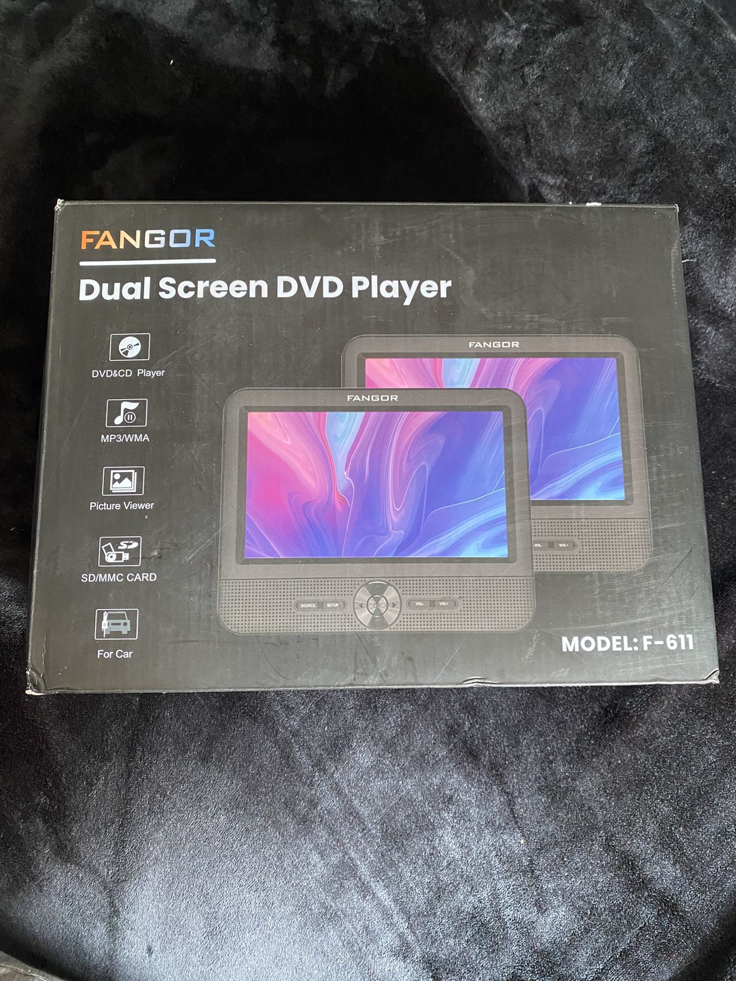 Fangor Dual Screen Dvd Player