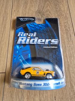 Hotwheels 70 Ford Mustang Boss 302 Real Riders