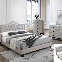 4-PCS Queen Size Bedroom Set In Offer 🔥🔥🔥