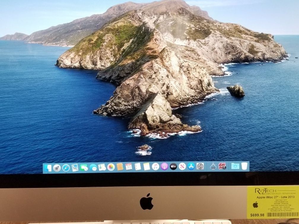 Apple iMac 27" Late 2013, Intel Core i7-4771 3.5GHz Quad Core, 8GB RAM, 512GB SSD, NVIDIA GTX 775M