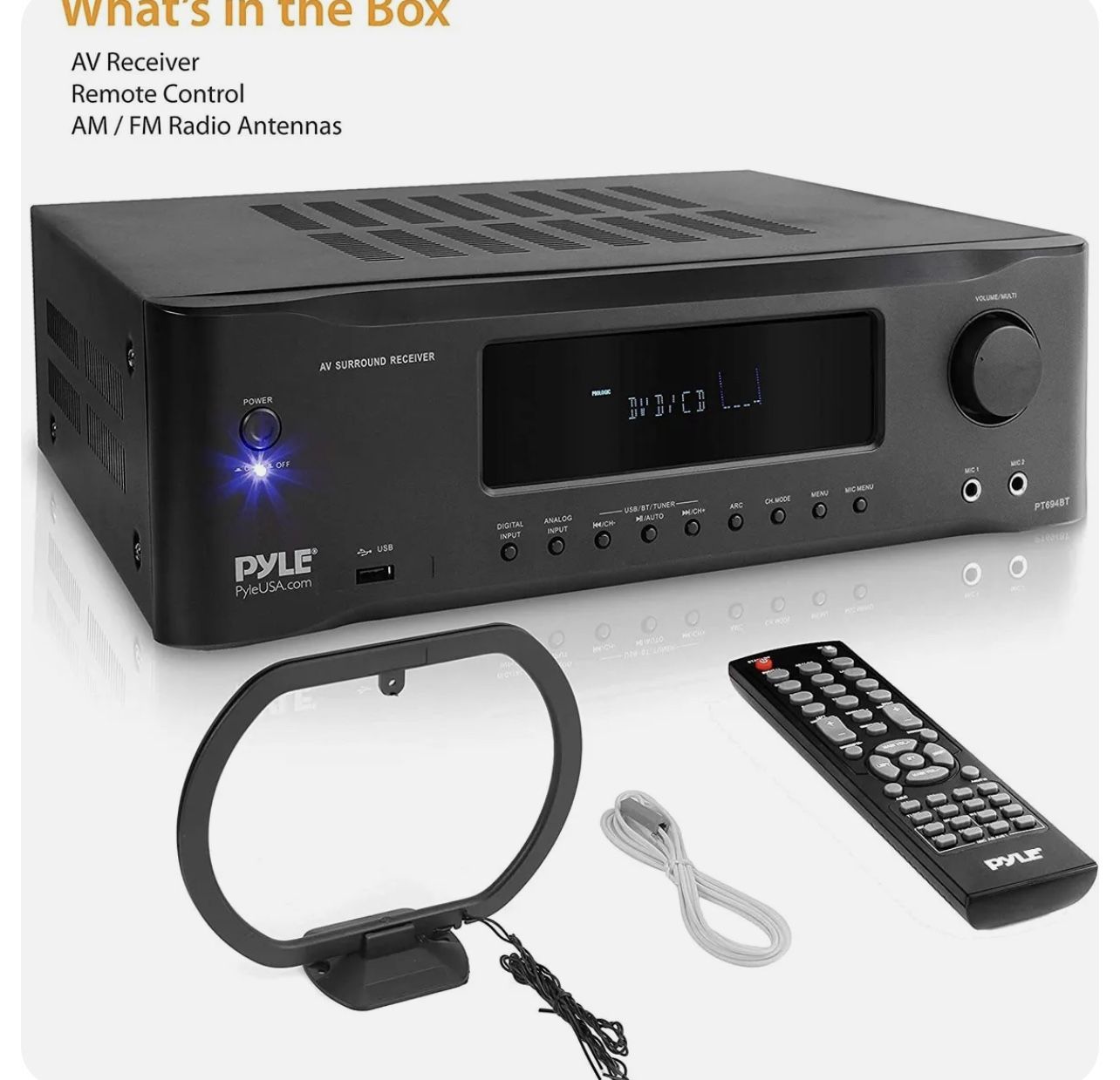 Pyle 5.2ch Home Theater Stereo Receiver
