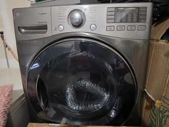 LG STEAM WASHER AND DRYER WITH PEDASTAL NEED GONE ASAP