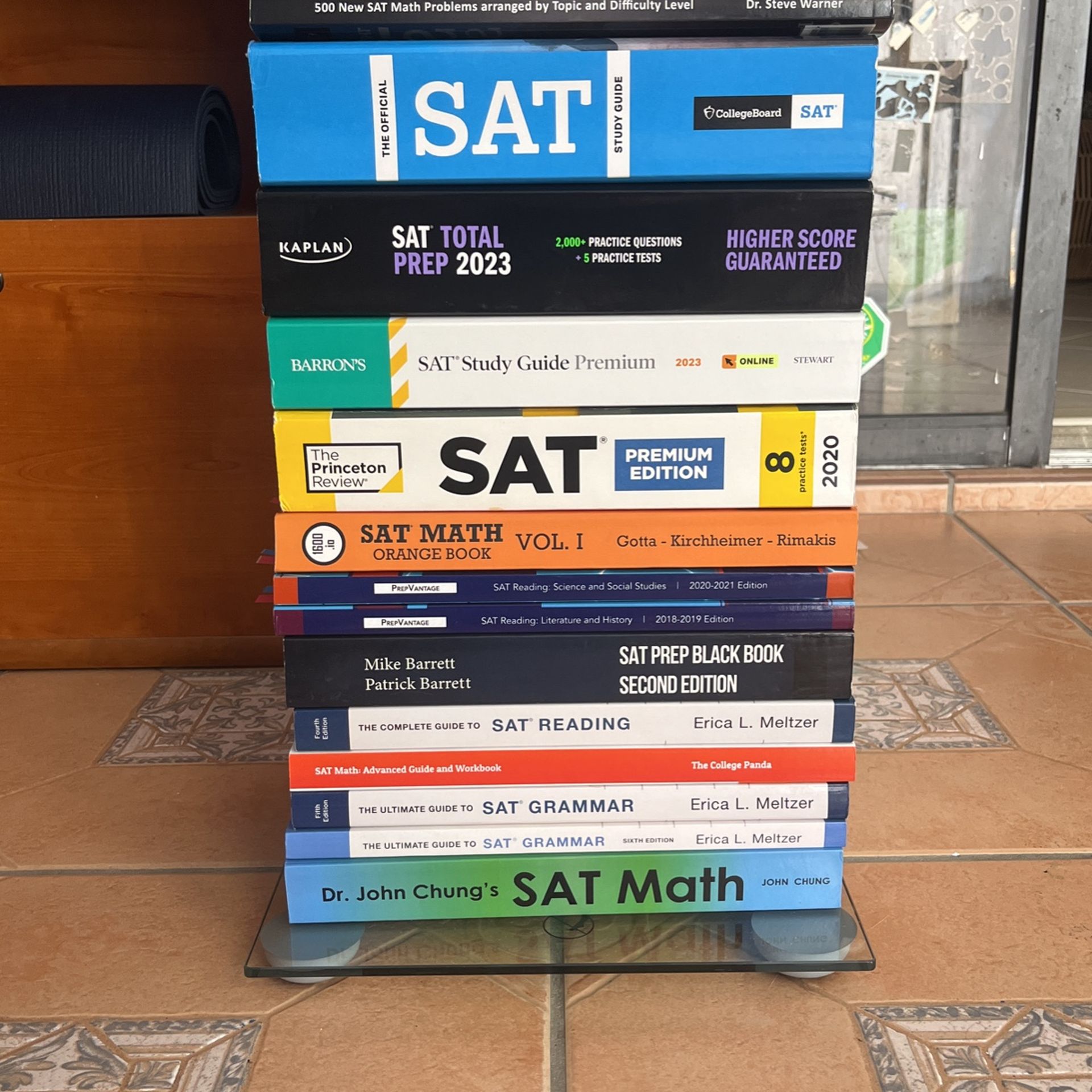 SAT prep books