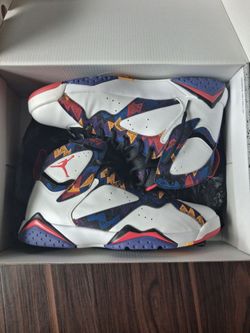 Nike Air Jordan Retro 7 Nothing But Net Ugly Sweater Used Size 11.5