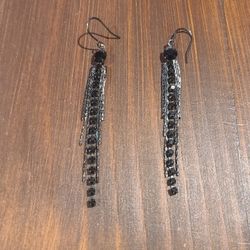 Black Formal Earrings