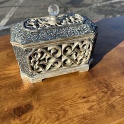 Treasure Jewelry Box, Decoration Box, Vintage Chest
