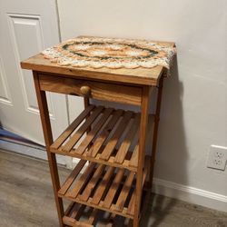 Small wood kitchen cabinet organizing wine rack