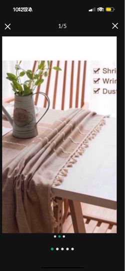 Farmhouse tablecloth