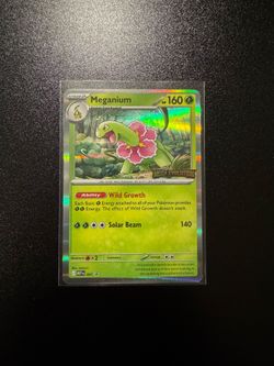 Pokemon Meganium #001 Black Star Promo