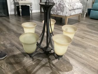 Oil-rubbed Bronze Chandelier