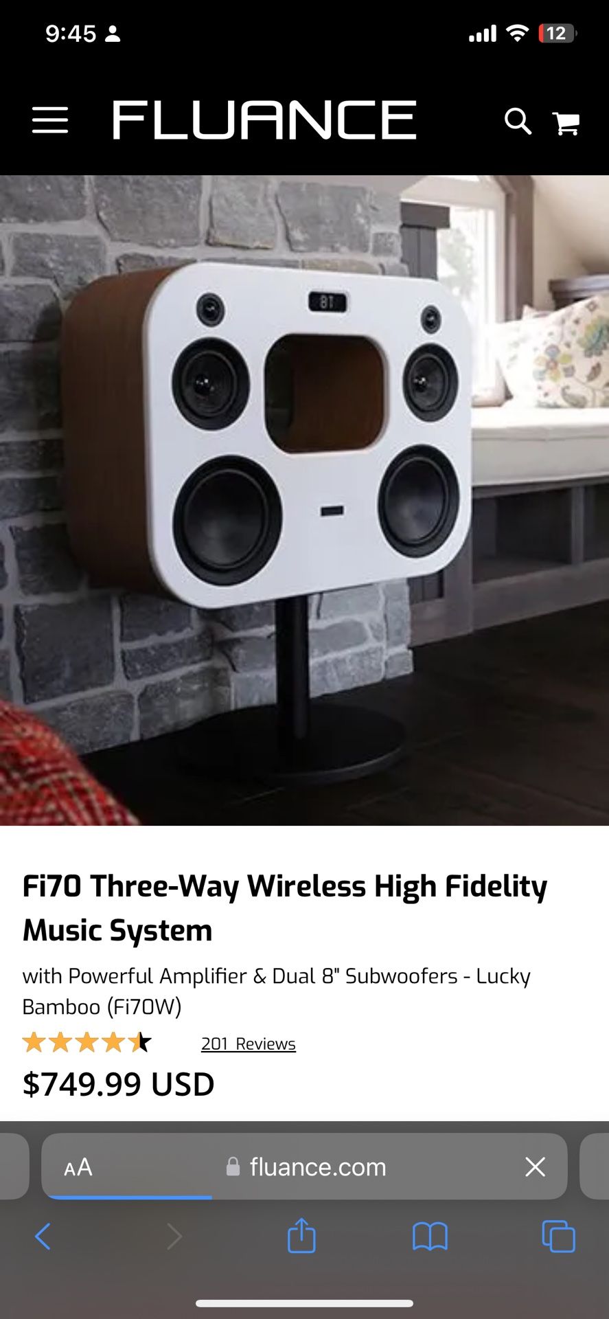 Fluranve Floor Speaker Large
