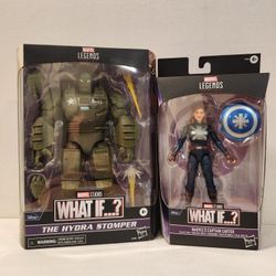 Marvel Legends What If...?  Captain Carter And The Hydra Stomper Set Of 2