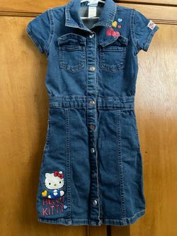 Girls denim dress